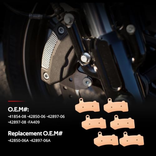 JAVIK Sintered Brake Pads for Harley 08-20