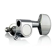 3 a-side tuners, supplied with colour matched bushings, washers & screws Flat-sided tuning keys 15:1 gear ratio for precision tuning 45 degree fixing tag, and sealed housing To fit guitars with 10mm headstock holes