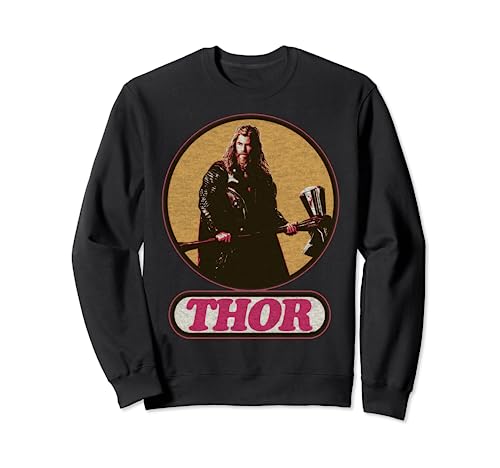 Sweatshirt Thor Avengers Endgame pour fan de Marvel au look vintage