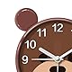 HERCHR Niedlicher Wecker, Cartoon-Bär-Wecker, Kinderwecker, Kleiner Nachttischwecker, Tiergeräusche, Nicht Tickend, Batteriebetrieben, Für Schlafzimmer
