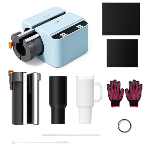 HTVRONT 2 in 1 A200 Auto Tumbler Heat Press Pro Kit - Full Cup...