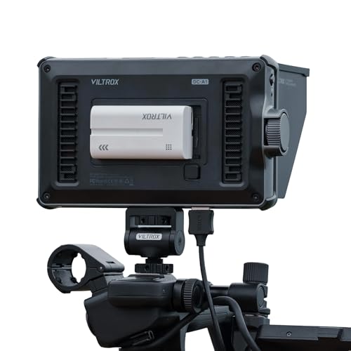 VILTROX DC-A1 Camera Monitor 7'' Touchscreen Camera Field Monitors,2800nits 4K HDMI in/Out,DSLR External Monitor Kit Sunshade Hood,Waveform&Vectorscope,Peaking Focus Assist,3DLUT,False Color Function