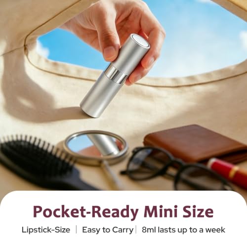 Image of LISAPACK 8ml Travel Perfume Bottle Refillable, 3 PCS Cologne Atomizer Spray