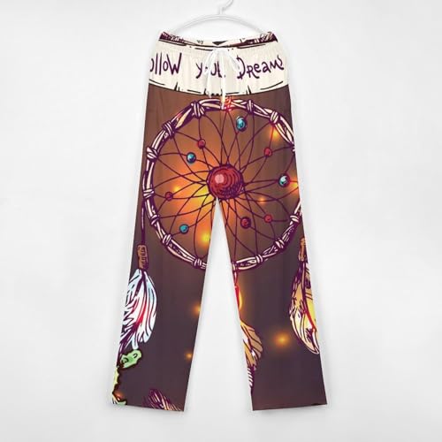 Bas de pyjama femme long Attrape-Rêves en taille S avec poches - 4