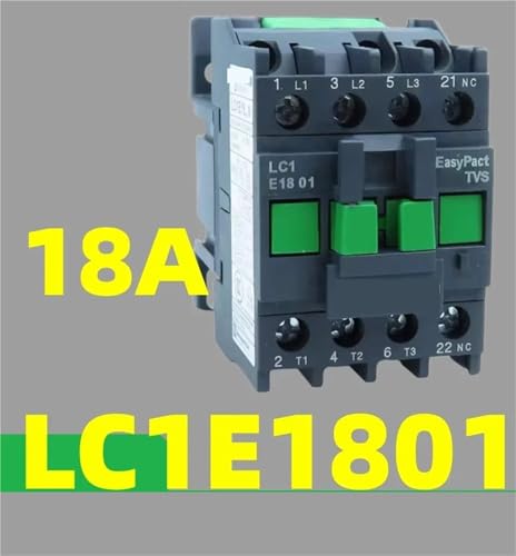 Contacteur AC LC1E1801 110V 4 pôles pour commande de circuits