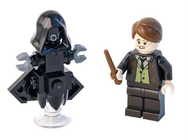 LEGO Harry Potter Professor Remus Lupin Minifigure with Wand and Dementor