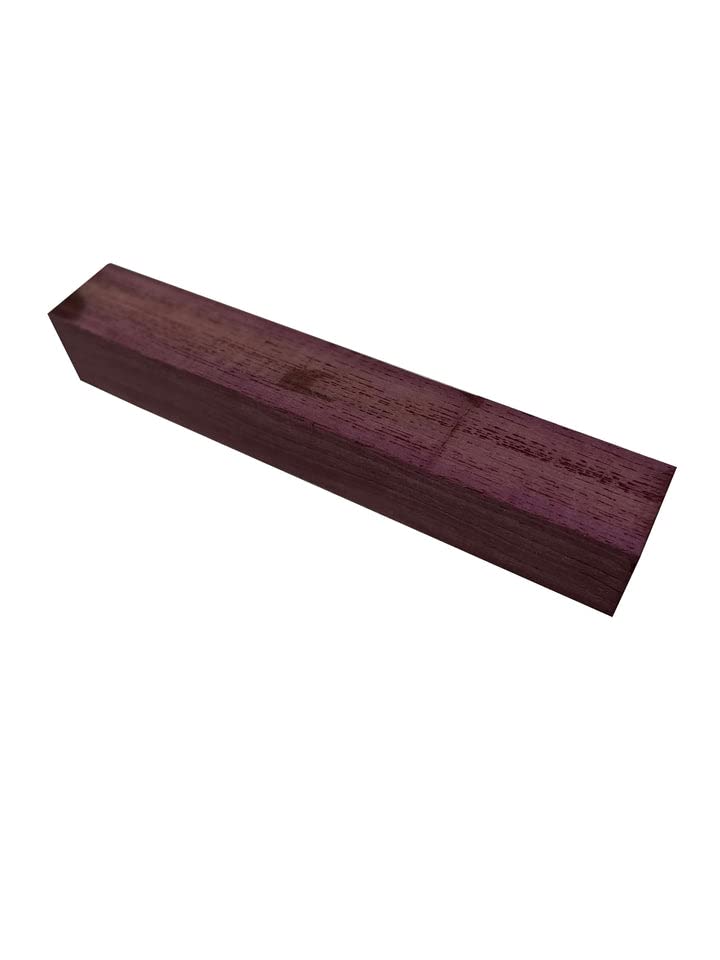 Miniatura 5 de Exotic Wood Zone  Paquete combinado de 5 piezas de madera torneada de corazón púrpura  2 x 2 x 30 pulgadas