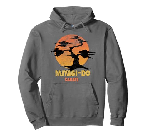 The Karate Kid Miyagi-Do Sunset Logo Vintage Movie Pullover Hoodie