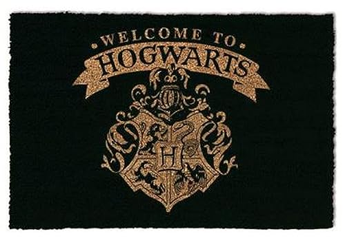 Harry Potter - Welcome Hogwarts - Fußmatte, Größe: 60 x 40 cm Türmatte Kokos