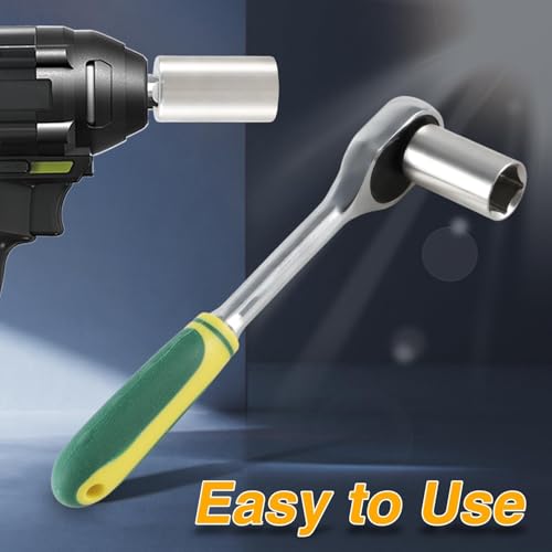 Image of EVRBUL 13 /16 inch Penta Socket with 1 /2 inch Drive Stainless Steel Pentagon Socket Tool for Pentagonal Nuts and Bolts (Pack of 2)