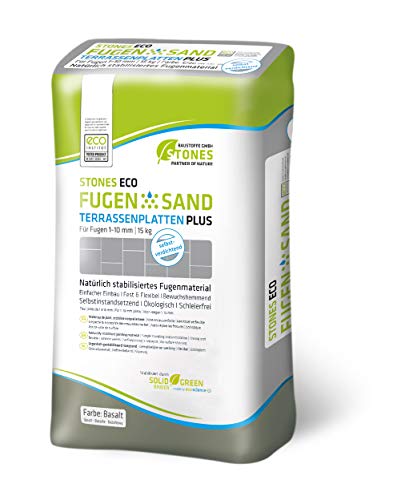 Preisvergleich Produktbild STONES ECO Fugensand 1-10 mm 15 kg / Sack (basalt)