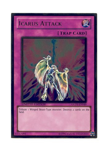 ゴッドバードアタック　英語版 Amazon.co.jp: 遊戯王 英語版 GLD3-EN049 Icarus Attack ゴッドバード