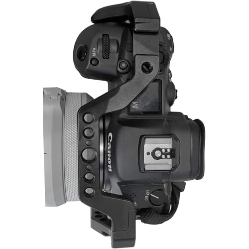 Image of LEOFOTO CG-R5 Camera Cage Dedicated for Canon EOS-R5 Lightweight Body Armor, 1 /4 inch & 3 /8 inch Threaded Accessory Mounting Holes