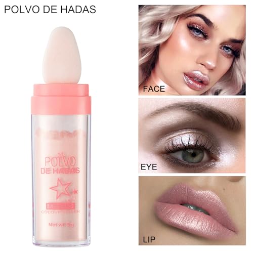 Poudre Éclaircissante Pour Le Corps,Éclaircissant Contouring Haute Brillance Glitter Sparkle Poudre Highlight Maquillage,Sparkle Highlighter Makeup Cosmetic For Face Body Makeup – Image 3