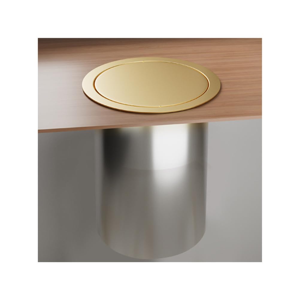 Swing Flap Cover, Embedded Countertop with Flip Lid,Built-in and Recessed Round Balance Flap Cover