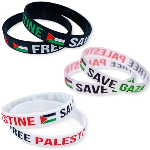 6 pulseras de la bandera de Palestina, pulsera de Palestina gratis, pulsera de...
