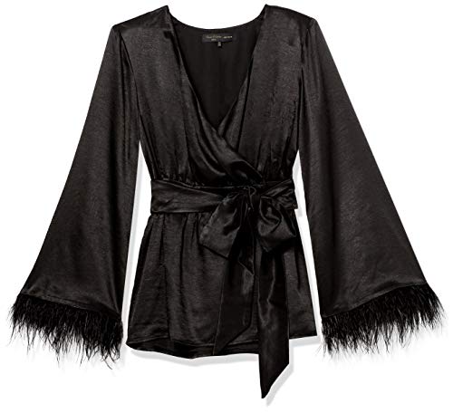 House of Harlow 1960 Women's Viviana Jacket, Noir, X-Large