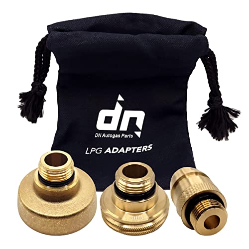 Gomet LPG GPL Autogas Tank Refill Adapter Set M22 for All Europe...