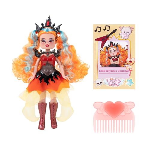 Image of Royale High 9 inch Fashion Doll - Emberlynn the Fire Fairy, Series 2 - Fairy Journal, Comb, and Virtual Item Code Included - Ages 5+