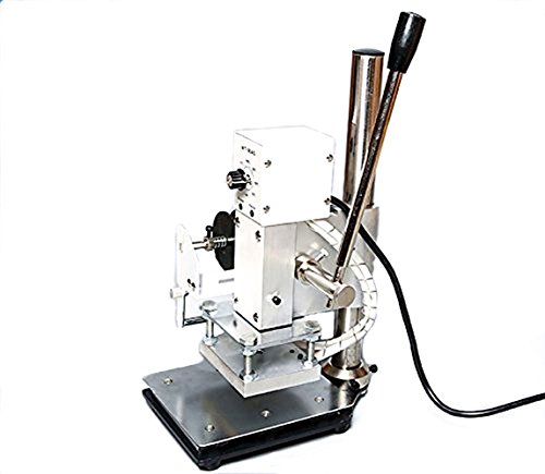 MXBAOHENG Manual Hot Foil Stamping Marking Machine Leather PVC Printer with Temperature Control (220V)