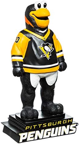 Team Sports America NHL Pittsburgh Penguins Fun Colorful Mascot Statue 12 Inches Tall