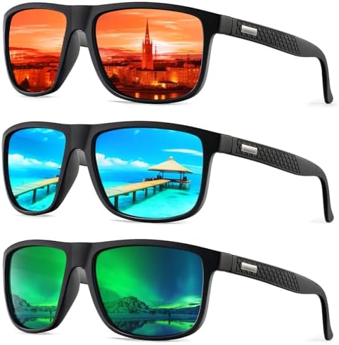 KALIYADI Sunglasses-Men Polarized-Sunglasses Mens Sunglasses: Sun Glasses Polarized UV Protection Unisex Driving Fishing Golf