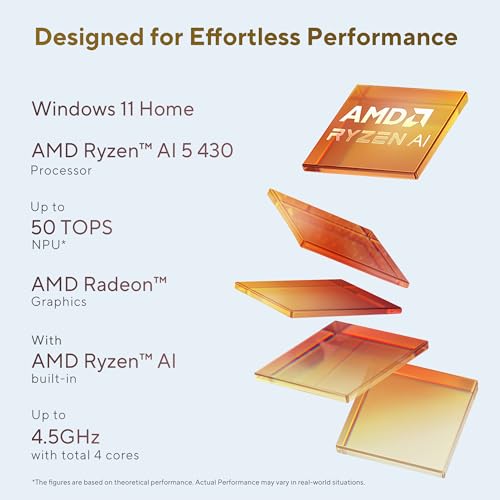 Image of ASUS Zenbook 14 (2026), AMD Ryzen AI 5 430, AMD Radeon iGPU, 16GB RAM, 1TB SSD, FHD+, 14 inch, (35.5 cm), Windows 11, M365 Basic(1 Year)* Office 2024, Jade Black, 1.28 kg, UM3406GA-QL119WS, Co-Pilot+ PC