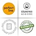 perfect line 100 fundas para guardar transparentes A4, divididas en 2 partes...