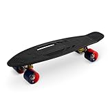QKIDS Skateboard Galaxy | Kinder | bis 50kg | Leise Räder | rutschfeste Plattform | ABEC-7-Lager | Marine