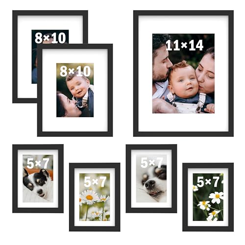 An&He 7 Pack Picture Frames Collage Wall Decor, Gallery Wall