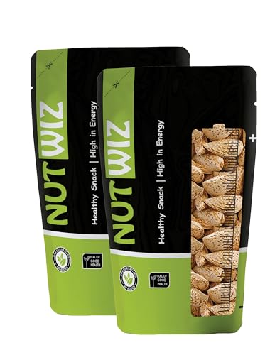 Image of Nutwiz Premium Almonds (Kagzi Almonds, 400g)