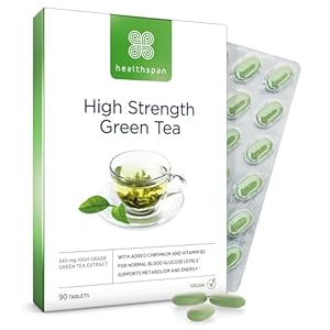 Healthspan Hochfester Grüner Tee Tabletten 90 Stück
