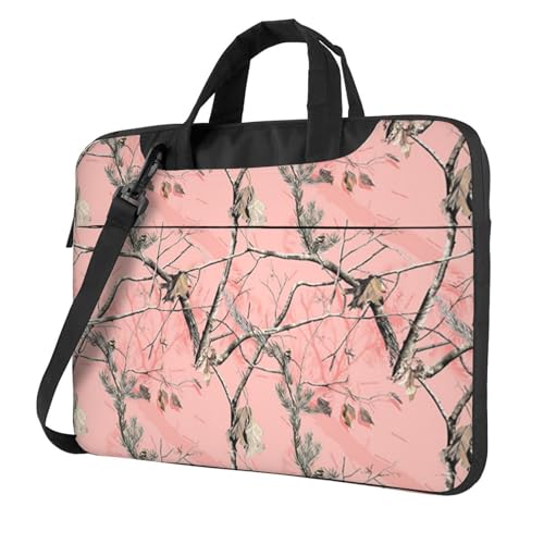 Sac ordinateur antichoc camouflage rose : sacoche rembourrée antistatique voyage
