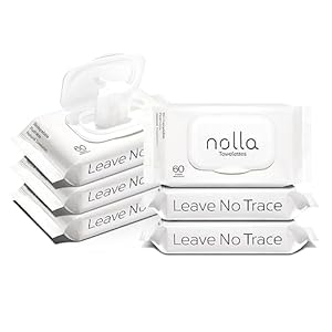 Nolla Flushable Wipes, 100% Plant-B...