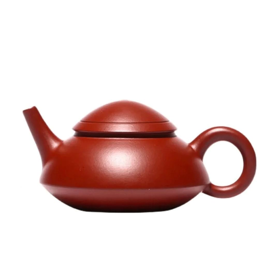 TYUHDUYUR 90ml Chinese Yixing Small Capacity Clay Teapots Artists Handmade Tea Pot Kettle Zisha Tea Set (White Dinosaur Doodle4)