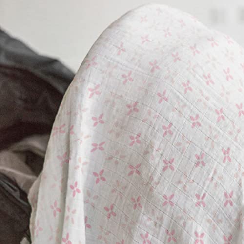 Image of Amazing Baby Cotton Muslin Swaddle Blankets, Set of 3, Pink Springfield