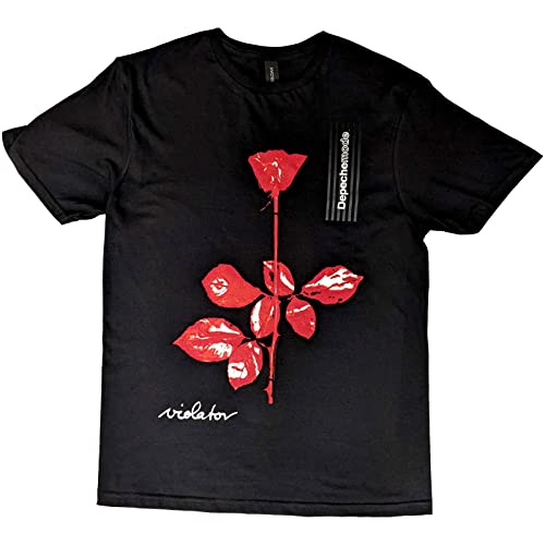 Depeche Mode T Shirt Violator Band Logo Neu Offiziell Unisex Schwarz Größe XL