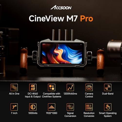 Image of Accsoon CineView M7 Pro and CineView Master 4K Lite SDI HDMI Wireless Video Transmission Systems 4K60