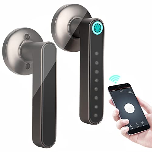 Sart Door Handle Lock With Keypad: Yairy Fingerprint Sart Knob - Keyless Entry Digital Lock - View #4