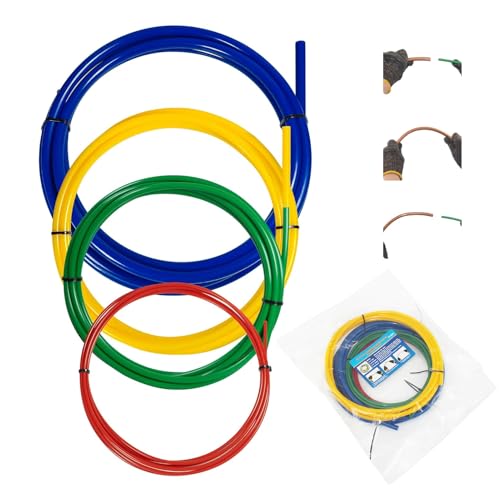 4 PCS AC Cobre Pipe Bender, 1/4in 3/8in 1/2in 5/8 Pulgadas Fuera de Flexión de Tubo de Cobre Incorporada, Kit de Dobladillo de Contenido de Aire Acondicionado Kit de Doblado de