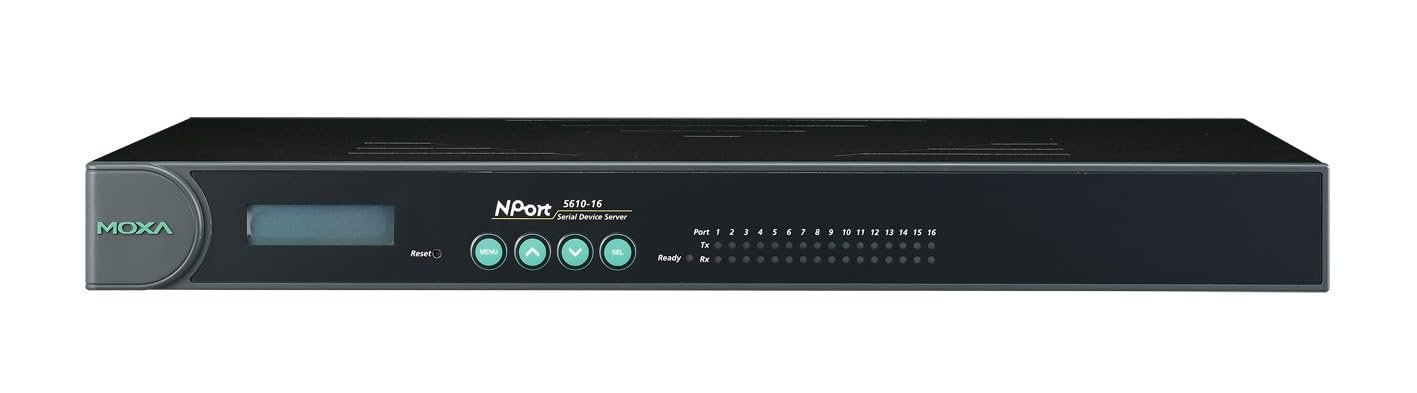 Amazon.com: MOXA NPort 5610-16 - 16 Ports RS-232 Rack Mount Serial 