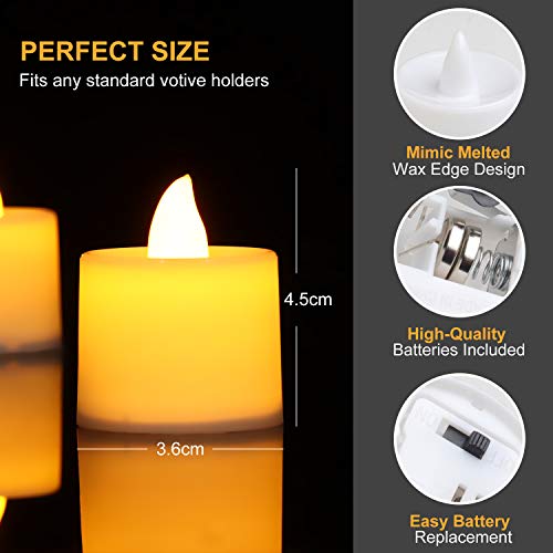 image for B2LOVER 1000 Pieces Artificial Rose Petals with 24 Pcs Flameless Candl