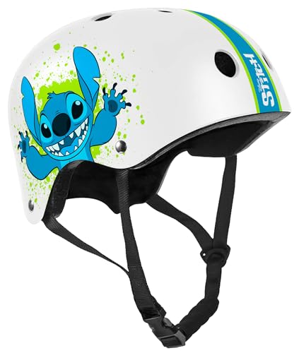 Stamp Casque Skate, Unisex-Youth, Blue, 53/57 CM