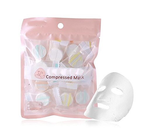 3 Sets(60 pieces) Enlarged Compressed Mask Masks Paper Skin Care Compressed Mask Paper Makeup Beauty Easy DIY for Women(White)