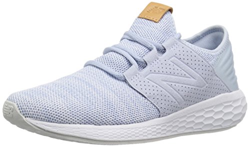 New Balance Women's Fresh Foam Cruz V2 Sneaker, Ice Blue/White, 10.5 D US