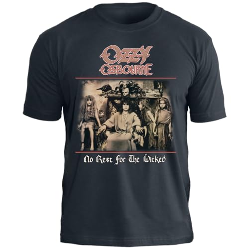 Camiseta Ozzy Osbourne No Rest The Wicked Cor:Grafite;Tamanho:M