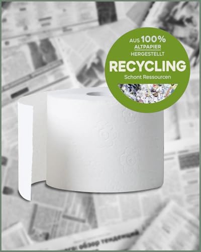 Recycling Toilettenpapier von Œcolife – 27 Rollen, 3-lagig, umweltfreundlich