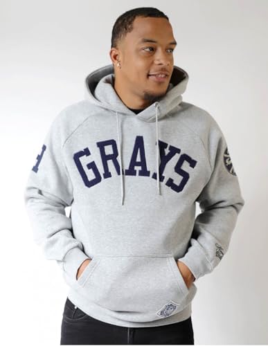 Big Boy Homestead Grays Heritage Mens Hoodie [Grey] - ID#39228-79-225-0-02