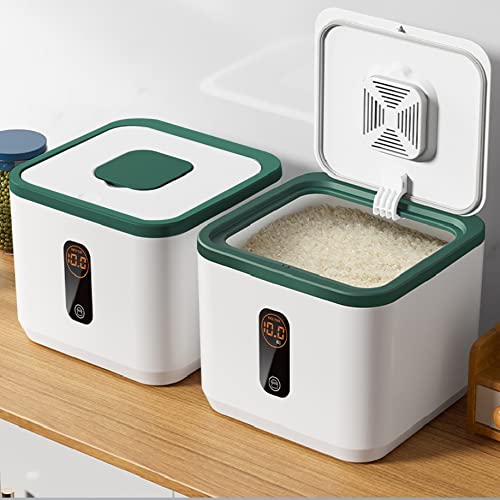 Boîte de rangement de riz étanche 10L aux finitions durables - 7