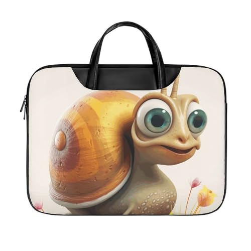 Bolsa para portátil impermeable 17 pulgadas estilo Cartoon Snail miniatura 1